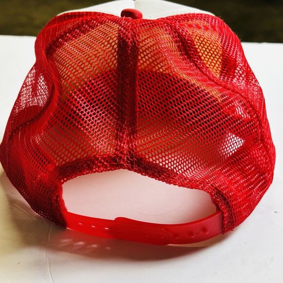 Vintage Rainier Beer Trucker Hat. SnapBack. Red. Excellent Condition. - Picture 5 of 13